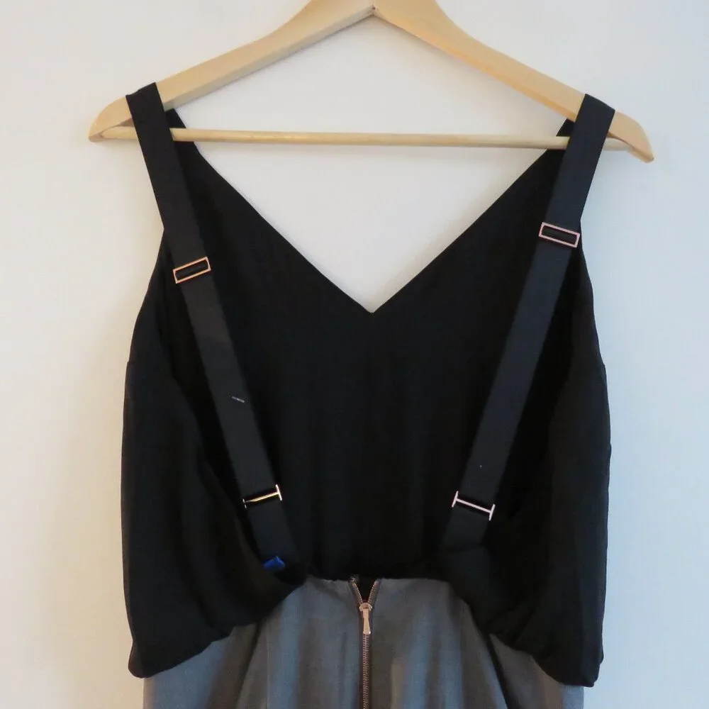KIT AND ACE Stardust Overalls Jumpsuit Minimalist Academia Wool Silk Blend US 6 - Picture 12 of 15